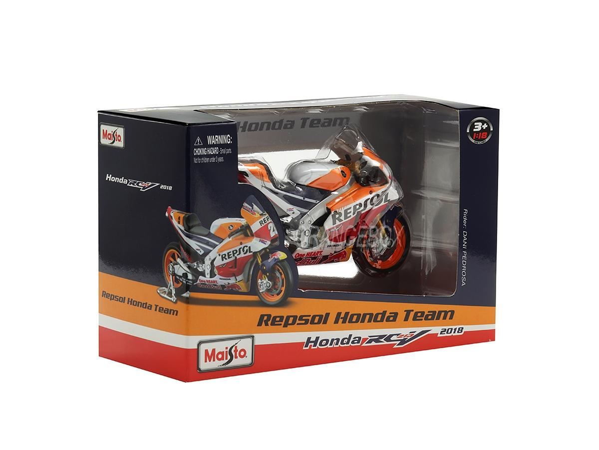 Honda RC213V Dani Pedrosa Moto Gp 2018 1:18 Maisto - 20 anos! Loja