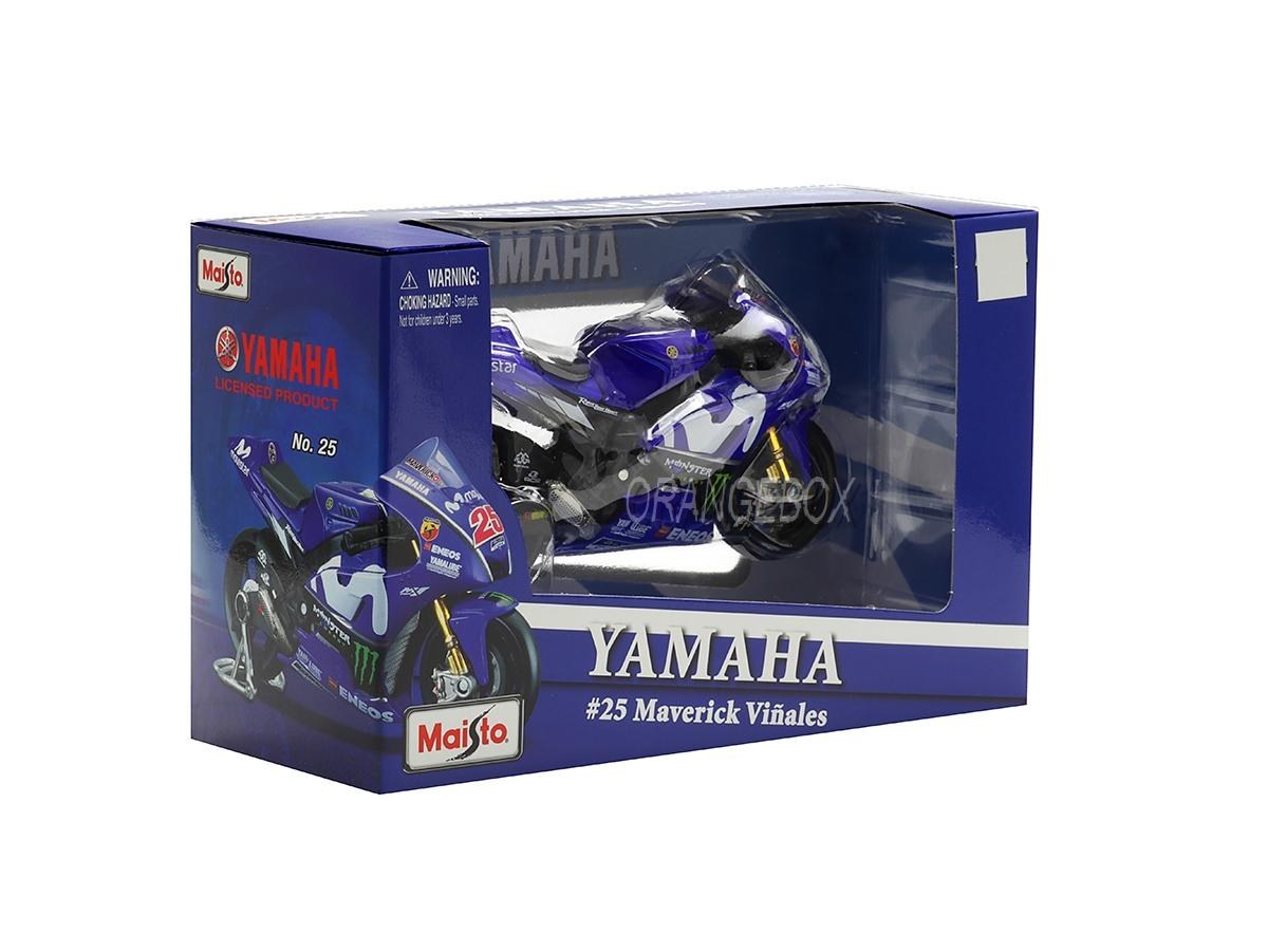 Yamaha YZR-M1 Maverick Vinales Moto Gp 2018 1:18 Maisto - 20 anos