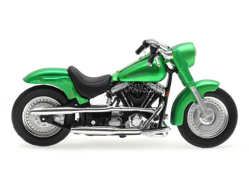 Modèle Réduit Harley-Davidson FLSTF Street Talker Vert 2000 1/18 - Maisto - Neuf