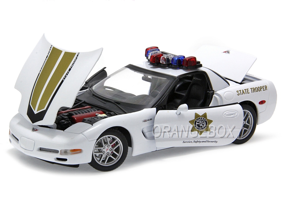 Corvette Marvel Spiderman 1/18 Par Maisto – Rouge, Métal, Occasion