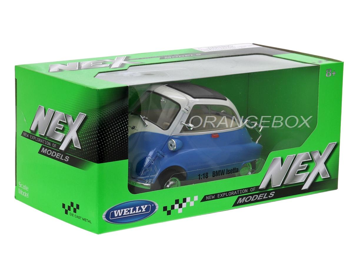 BMW Isetta 1:18 Welly Azul - 19 anos! Loja on-line de miniaturas
