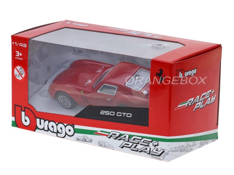 Ferrari 250 GTO Bburago 1:43 Vermelho - 20 anos! Loja on-line de