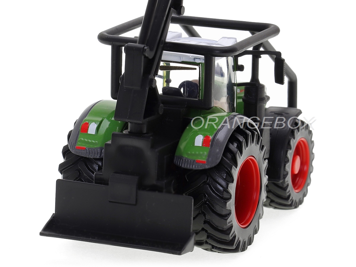 Bburago New Holland T7.315 B18-31678 Tracteur moulé sous Pression avec véhicule de cultivateur Fonctionnel, Bleu, Taille S
