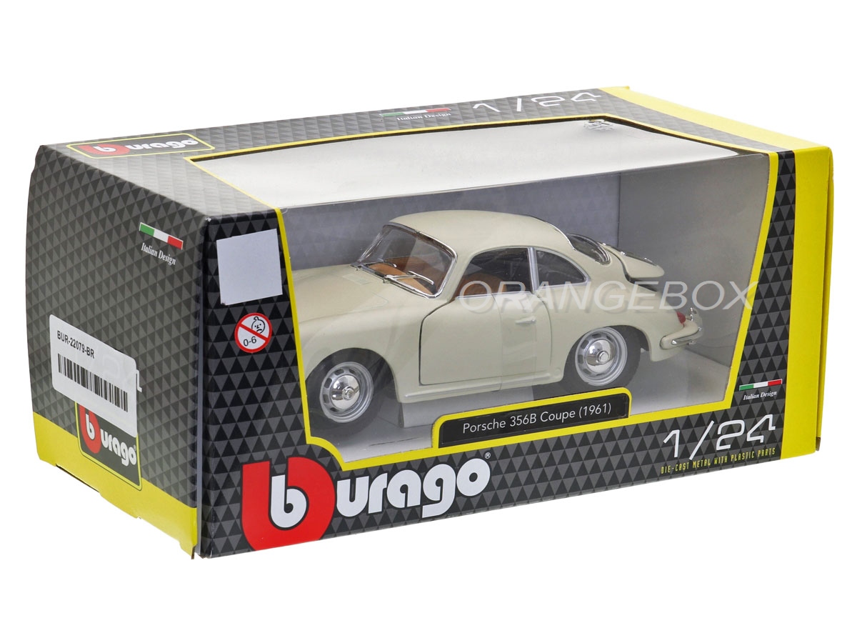 Bburago 1/18 – Porsche 356 B Coupé 1961 – Rouge – Boîte D’origine – Occasion