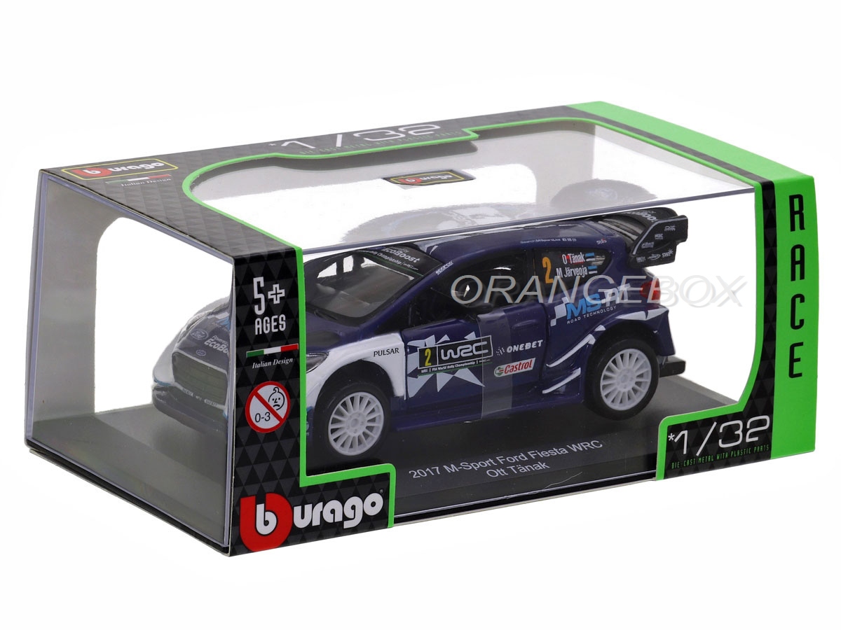 Ford Fiesta M-Sport 2017 WRC Rally 1:32 Bburago - 20 anos! Loja on