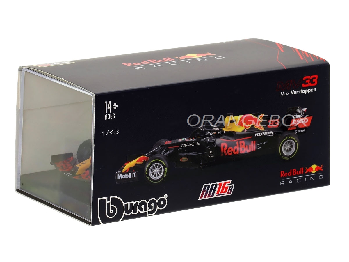 Fórmula 1 Red Bull RB16B Max Verstappen Campeão Mundial 2021 1:43