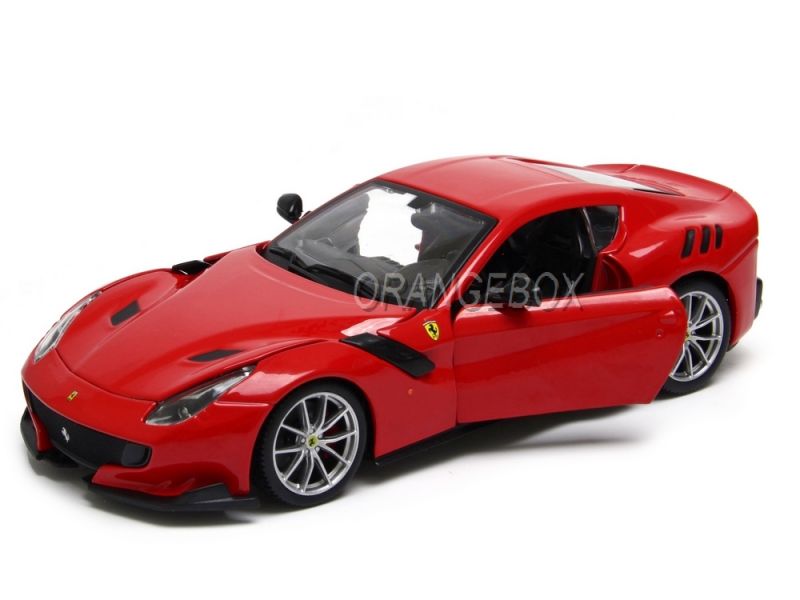 BBURAGO | Ferrari F12 TDF | Reproduction de Voiture Miniature à échelle 1/24 | Rouge | Jouet pour Enfant à Collectionner idéale à partir de 3 Ans | 15626021