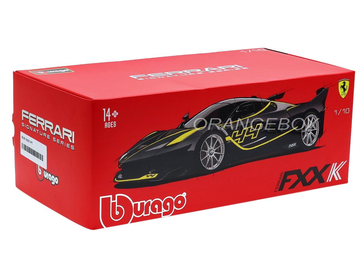 Ferrari FXX-K 1:18 Bburago Preto - 18 anos! Loja on-line de
