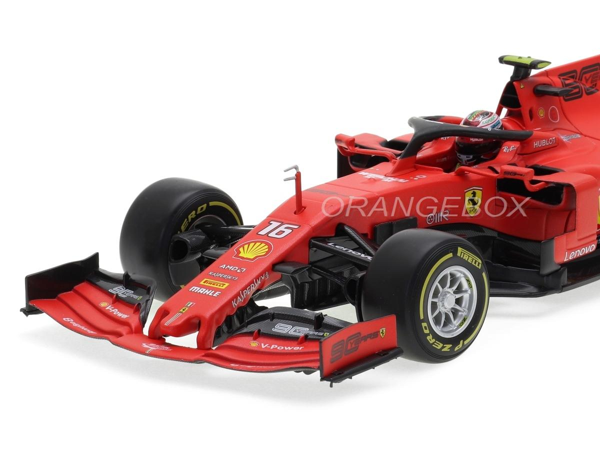 Fórmula 1 Ferrari SF90 Charles Leclerc Edição Especial Vencedor GP