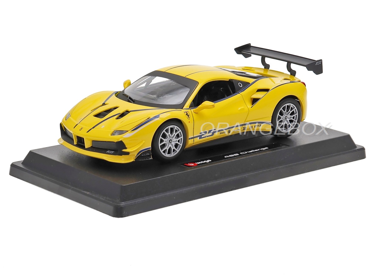 Ferrari 488 Challenge 1:24 Bburago Amarelo - 20 anos! Loja on-line