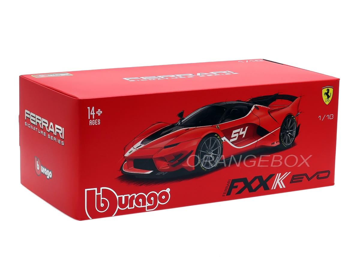 Ferrari FXX K Evo 54 Michael Luzich 1:18 Bburago Vermelho - 20