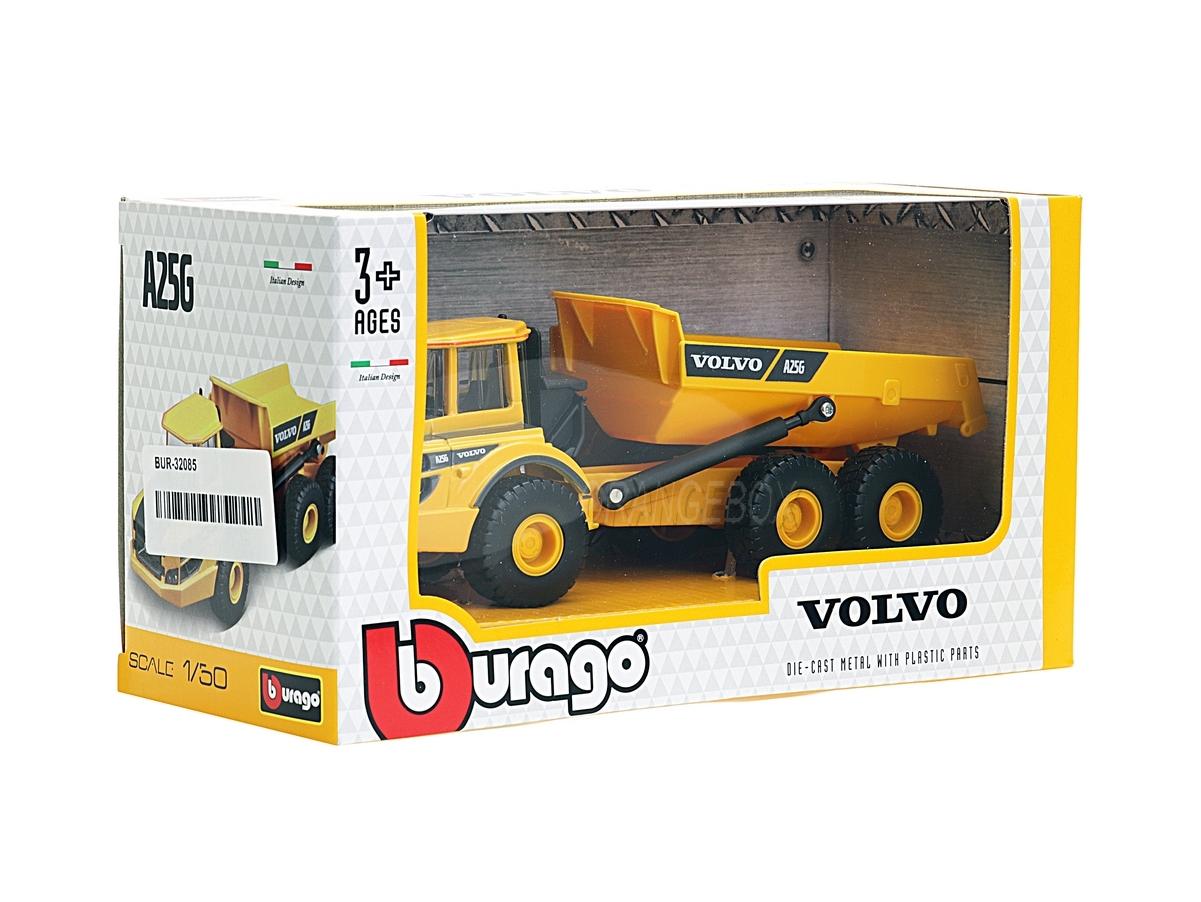 VOLVO A25D ミニカー 1/50 スケール MOT10449 - Volvo A25D Articulated Dump Truck - Motorart