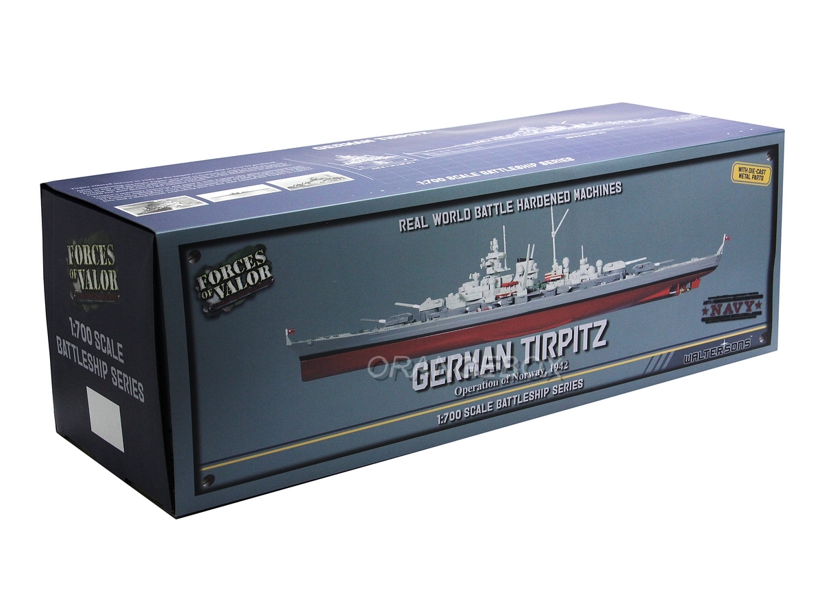 Navio German Battleship Tirpitz (Noruega 1942) 1:700 Forces of