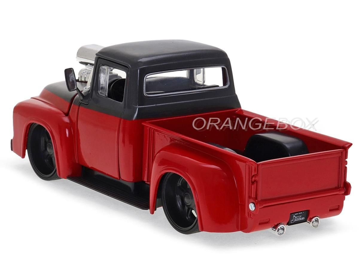 Ford F-100 Pick-Up 1956 1:24 Jada Toys + Estante com Rodas - 20