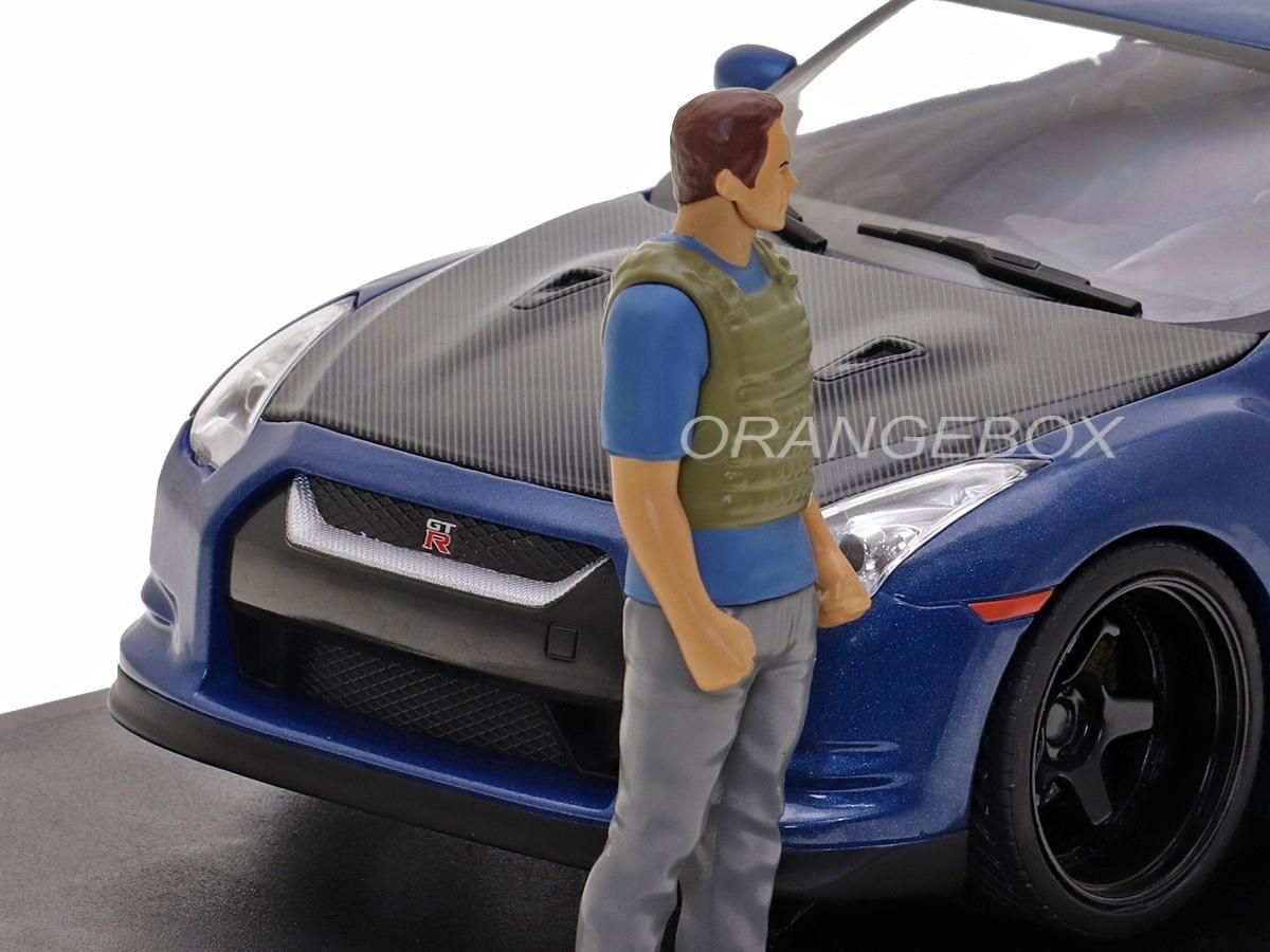 Nissan GT-R (R35) 2009 Velozes e Furiosos + Figura Brian Jada Toys