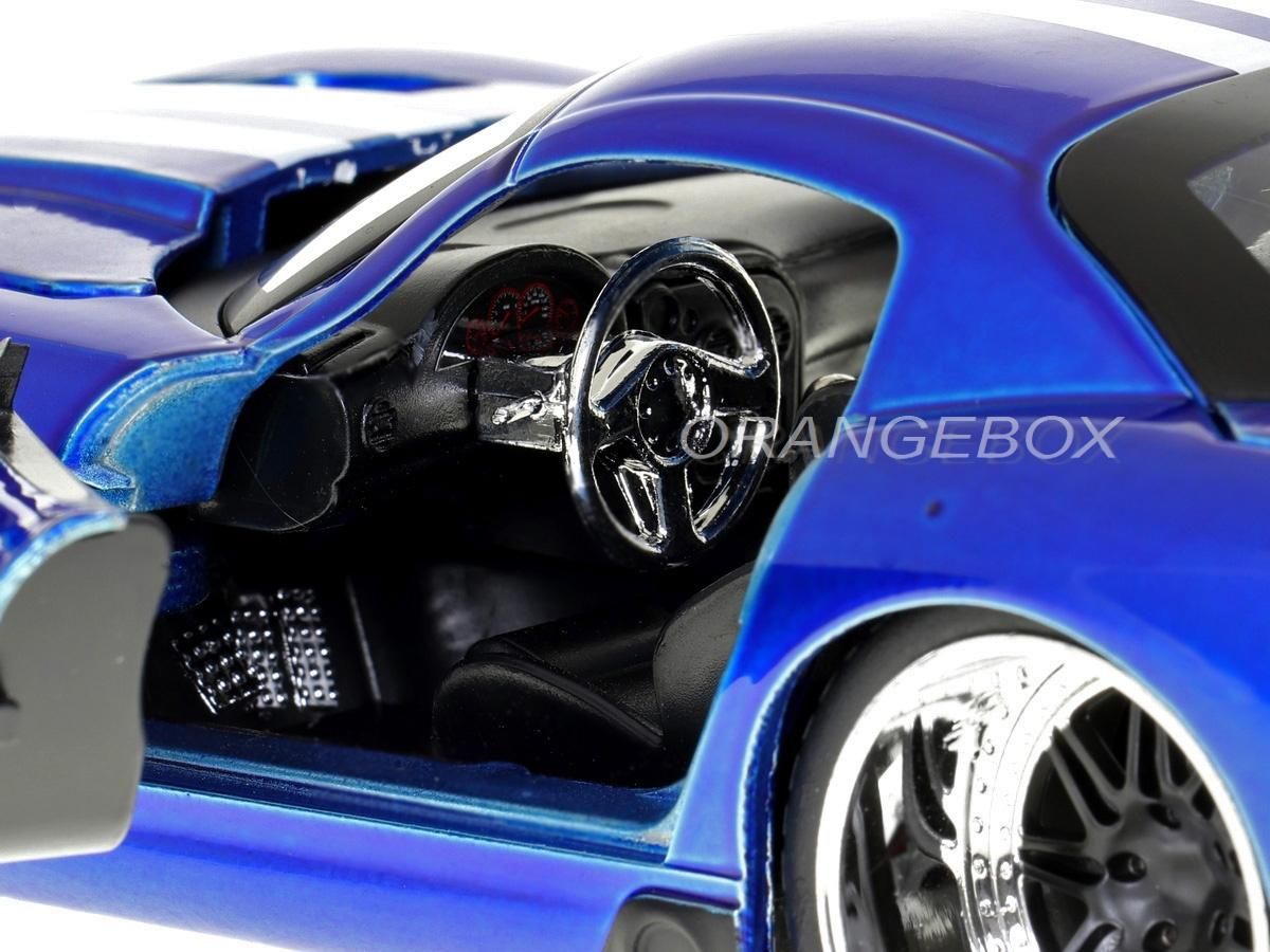 Dodge Viper SRT 10 2008 Jada Toys 1:24 Azul - 20 anos! Loja on