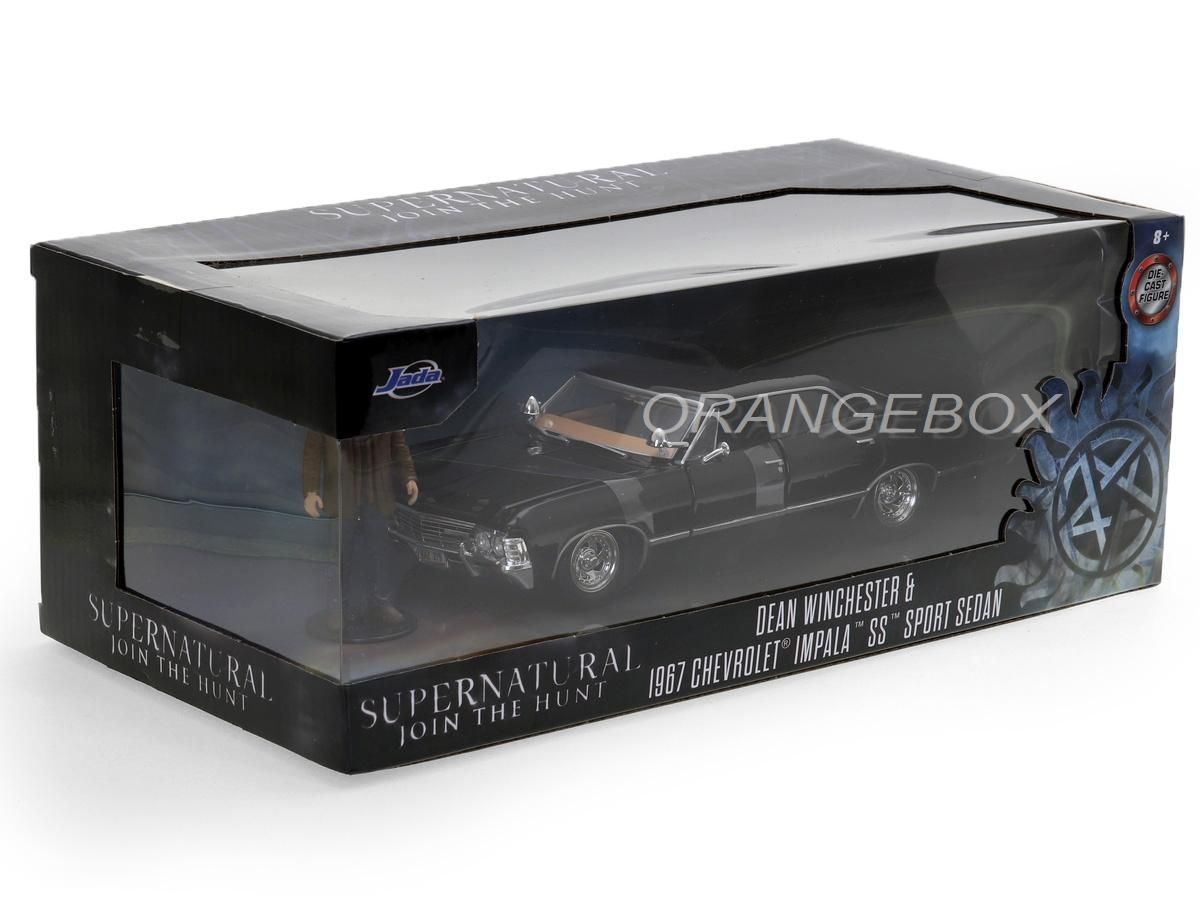 Chevrolet Impala SS Sport Sedan 1967 Supernatural + Figura Dean