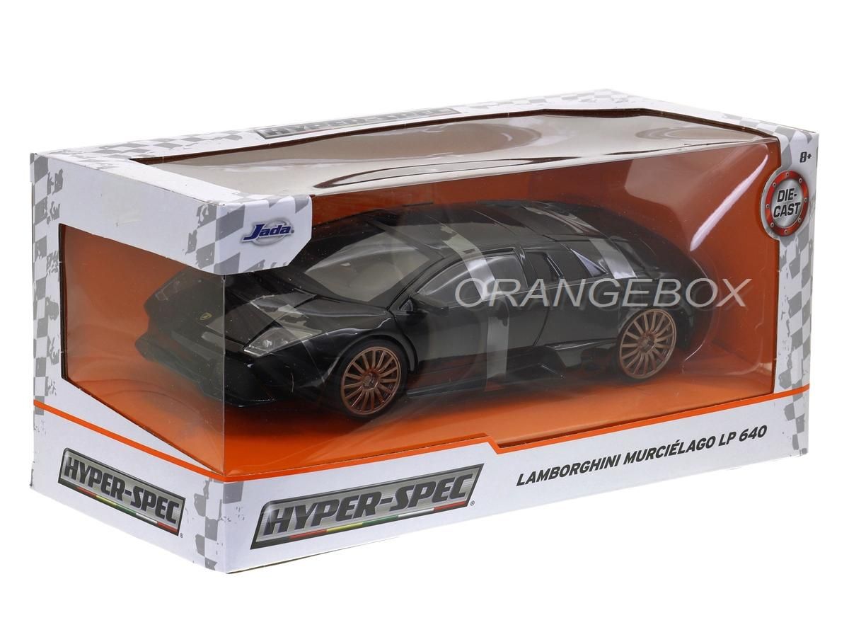 Jada Toys Hyperspec 1:24 Lamborghini Murciélago LP460 Die-cast Car Candy Blue, Toys for Kids and Adults