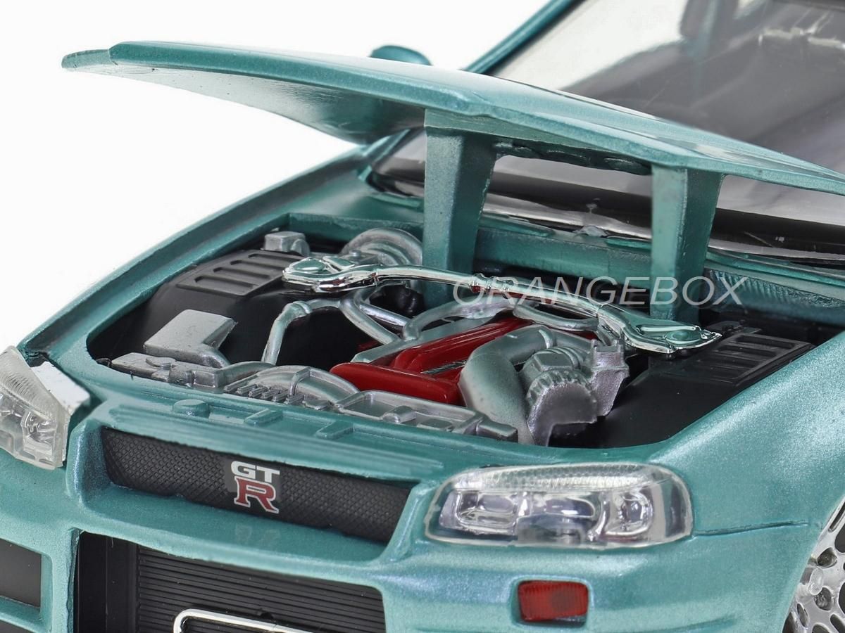 Brian s Nissan Skyline GT-R BNR34 Velozes e Furiosos Jada Toys 1