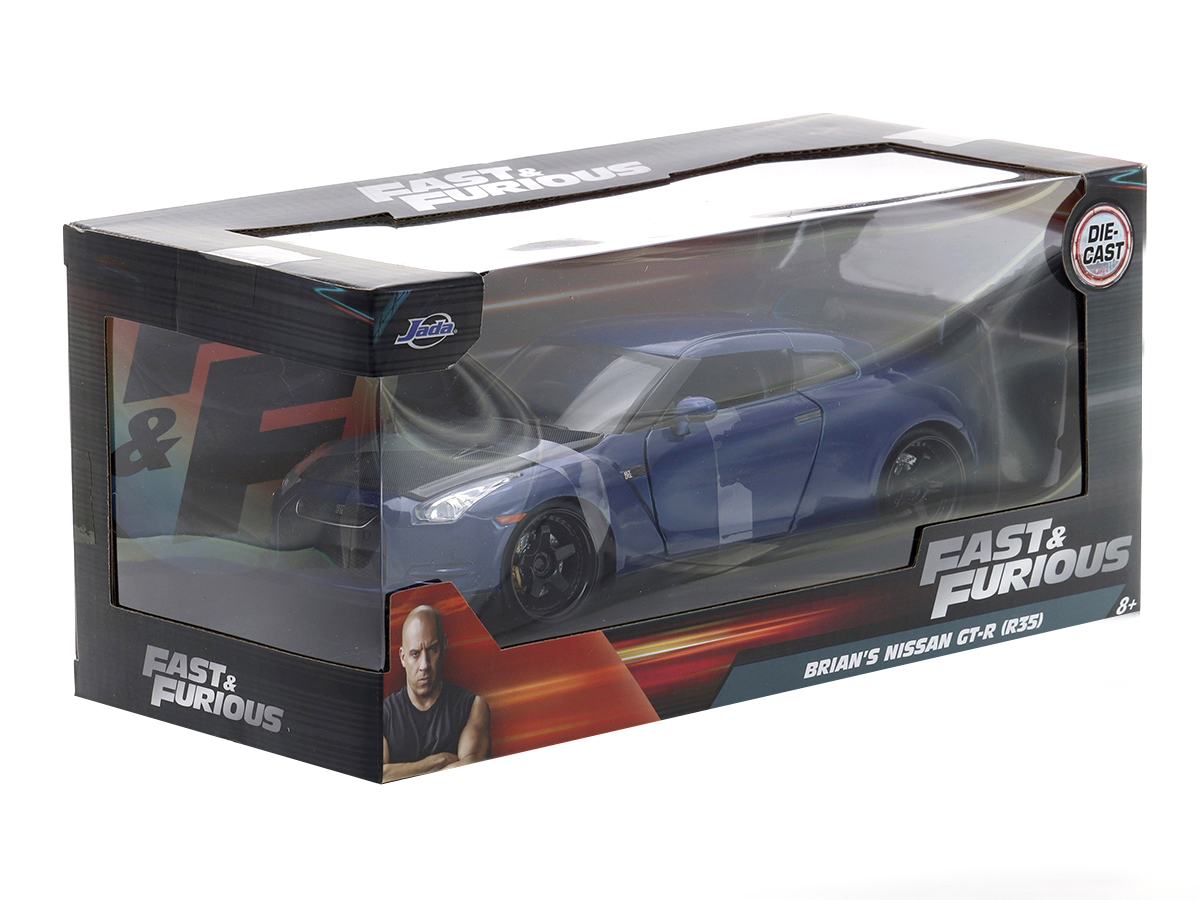 Nissan GT-R 2009 Velozes e Furiosos 7 Jada Toys 1:24 - 19