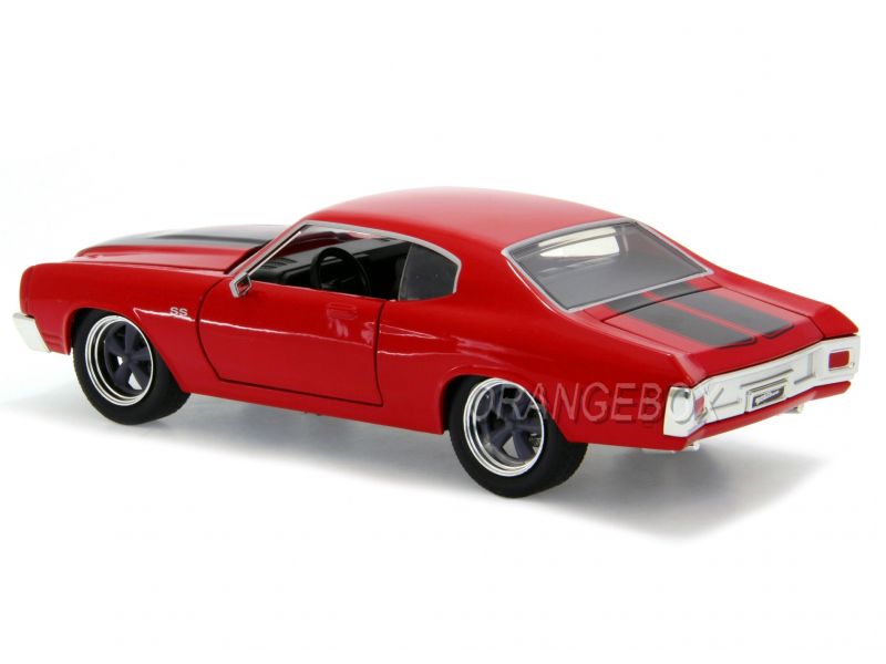 Jada Toys 1/24 Chevrolet Chevelle SS 1970 Grise - Dom's Fast & Furious - Neuve