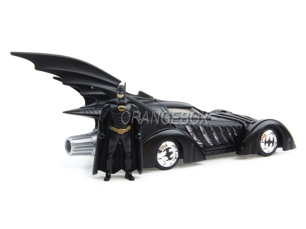 JADA TOYS 1/24 Batmobile Batman Forever - Avec Figurine - Réf 98036BK