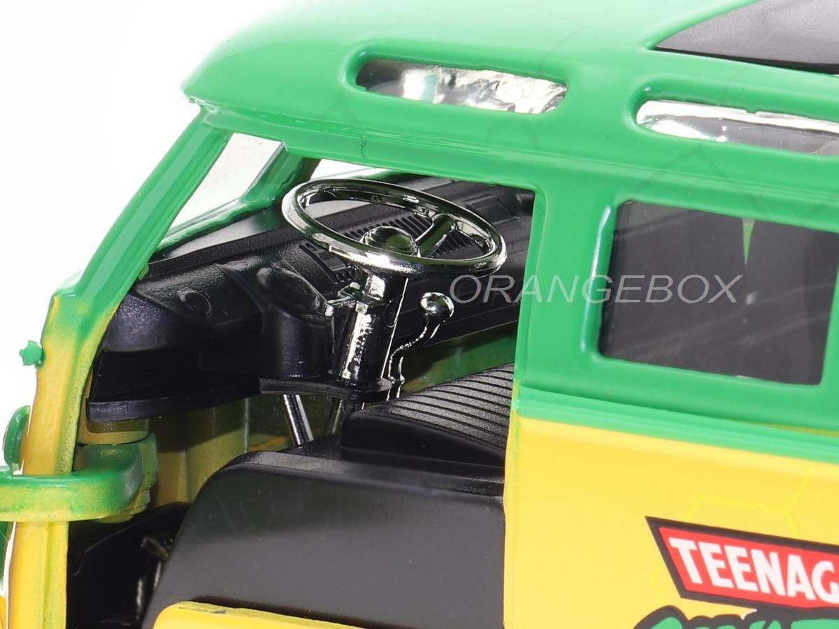 Volkswagen Kombi Pick-Up Bus 1962 Tartarugas Ninja + Figura
