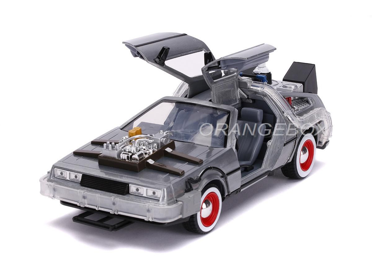 Delorean Back to The Future III Time Machine Jada Toys 1:24 (com