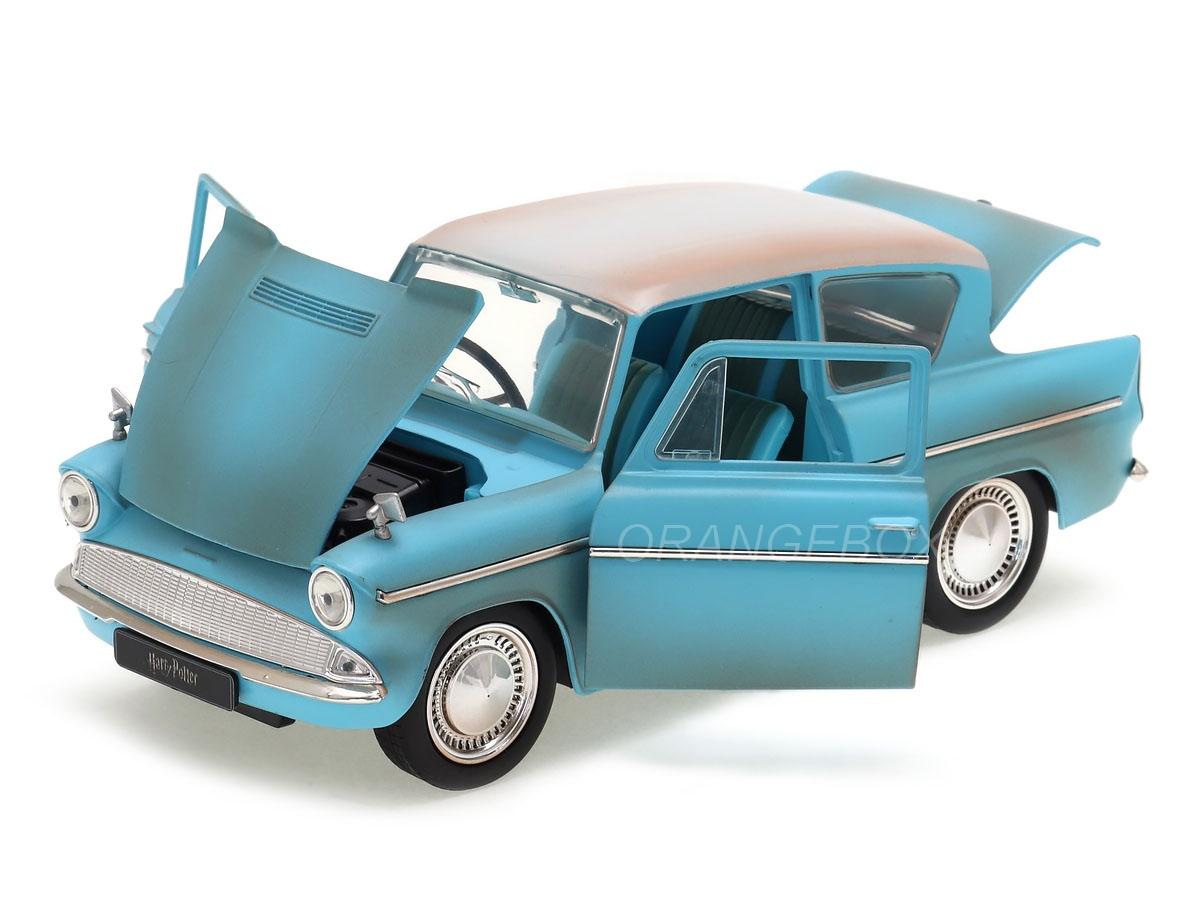 Ford Anglia 1959 Jada Toys 1:24 + Figura Harry Potter - 20 anos