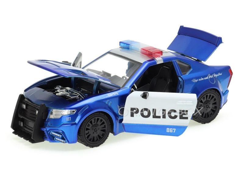 Voiture Transformers Barricade Jada Toys 1/24 - Ford Mustang Police, 2016
