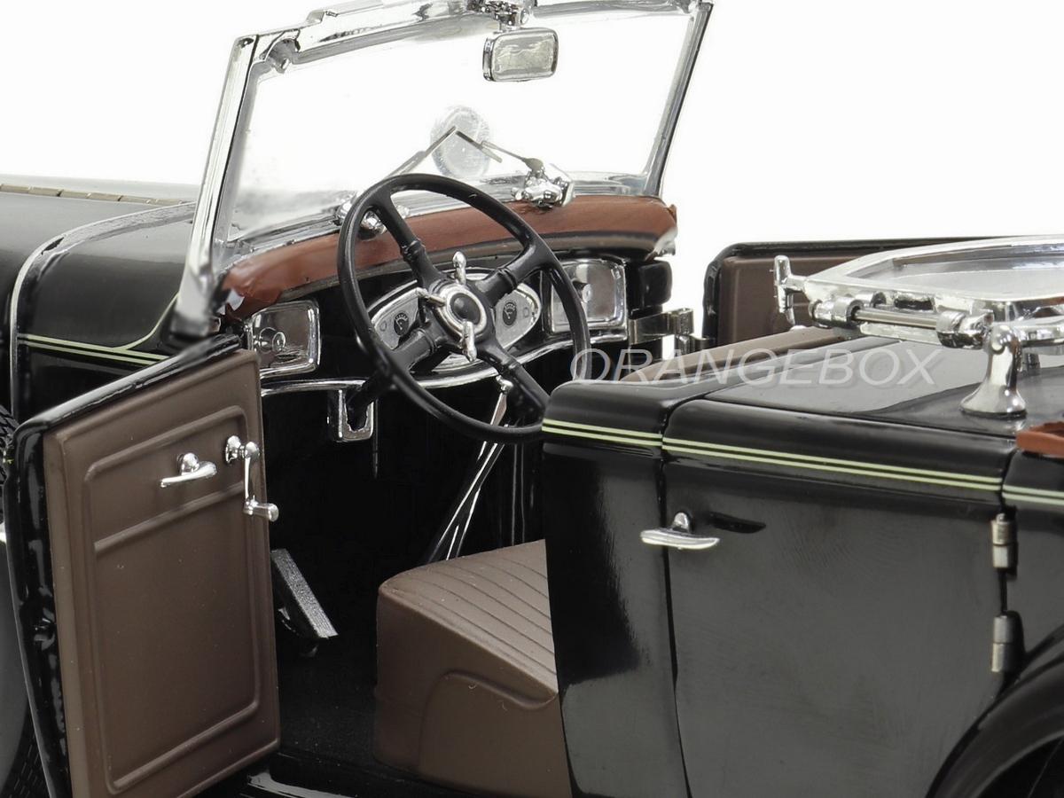 Ford Lincoln KB Top Down 1932 Sunstar Platinum 1:18 Preto - 20