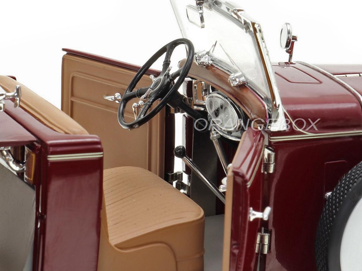 Ford Lincoln KB Top Down 1932 Sunstar Platinum 1:18 Marrom - 20
