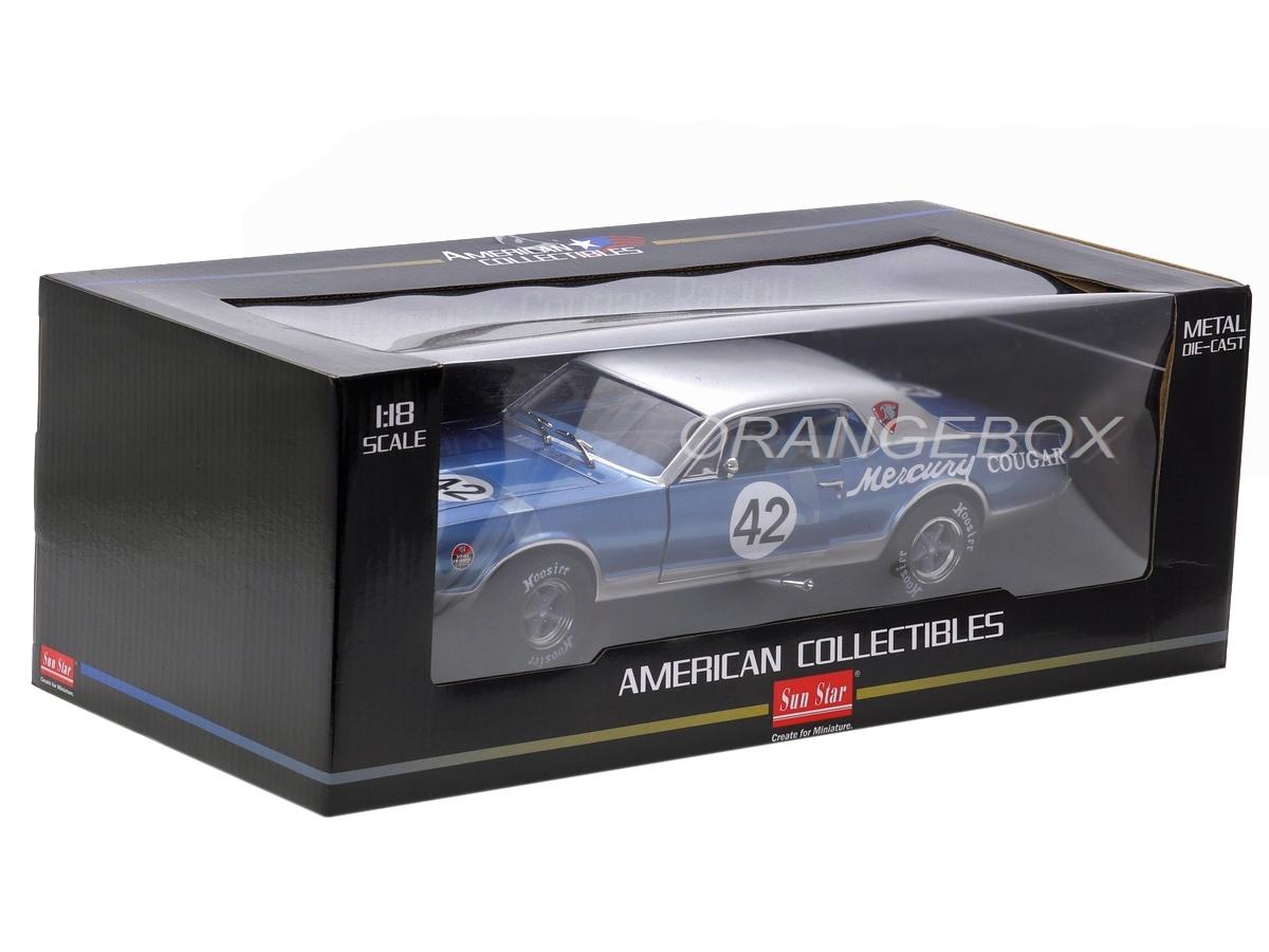 Mercury Cougar Racing 1967 1:18 Sunstar - 20 anos! Loja on-line de