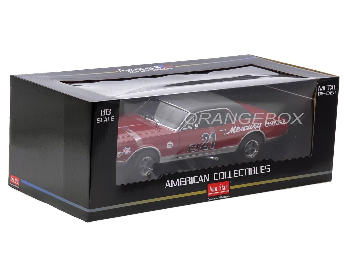 Mercury Cougar Racing 1967 1:18 Sunstar - 20 anos! Loja on-line de