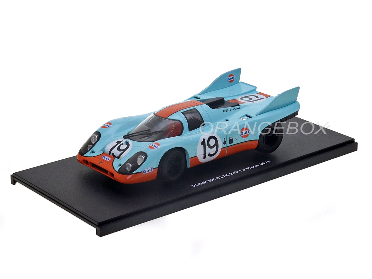 Porsche 917K Gulf #19 2º 24 Horas Le Mans 1971 1:18 CMR - 19 anos