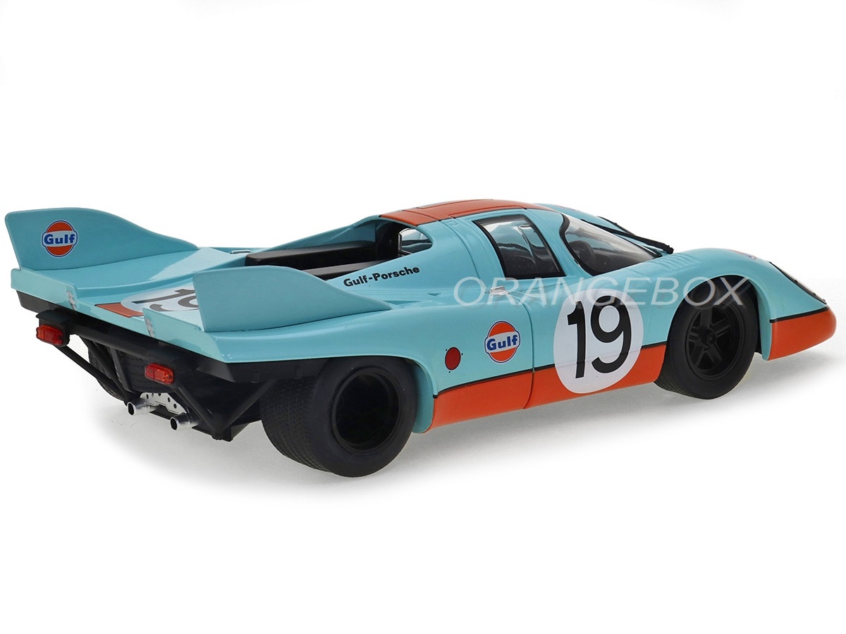 ミニカー AUTOart Porsche 917 Gulf 1/18 Porsche 917K Gulf #19 2º 24 Horas Le Mans 1971 1:18 CMR - 19 anos