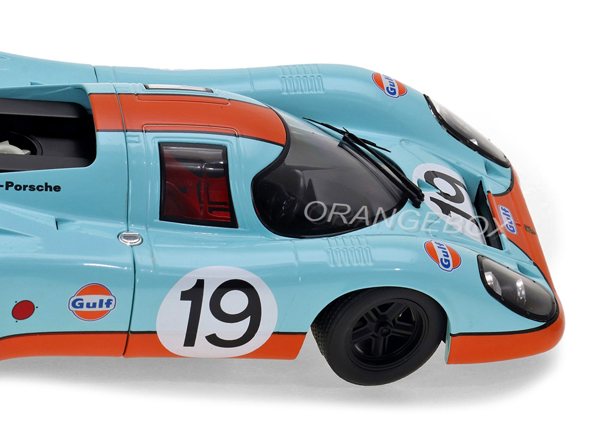 Porsche 917K Gulf #19 2º 24 Horas Le Mans 1971 1:18 CMR - 20 anos