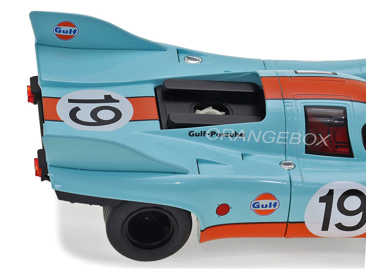 Porsche 917K Gulf #19 2º 24 Horas Le Mans 1971 1:18 CMR - 19 anos