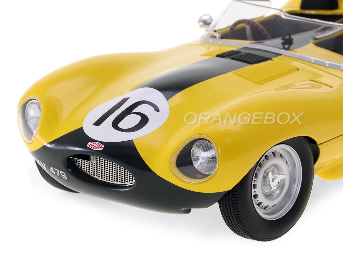 Jaguar D-Type #16 24 Horas Le Mans 1957 1:18 CMR - 20 anos! Loja