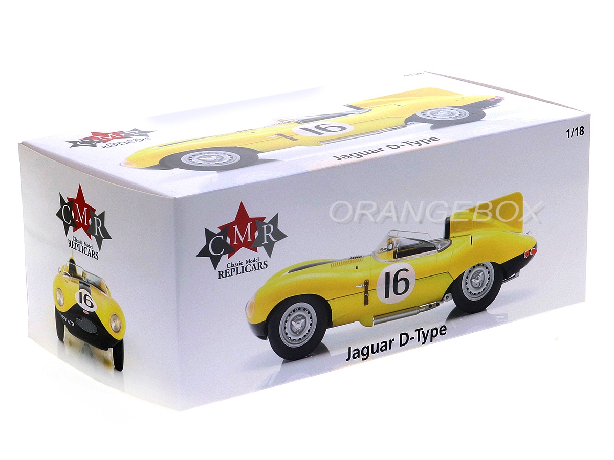 Jaguar D-Type #16 24 Horas Le Mans 1957 1:18 CMR - 20 anos! Loja