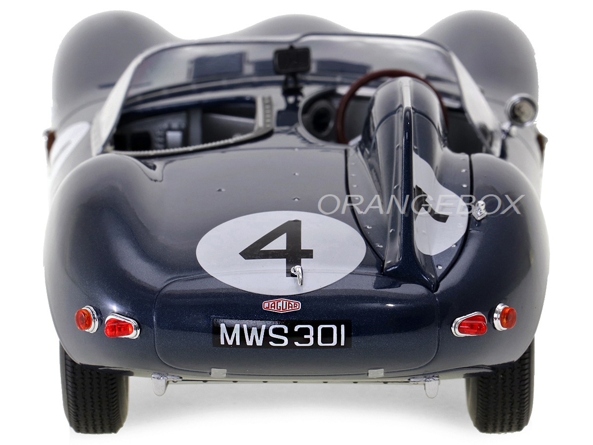 Jaguar D-Type #4 Campeão 24 Horas Le Mans 1956 1:18 CMR - 20 anos