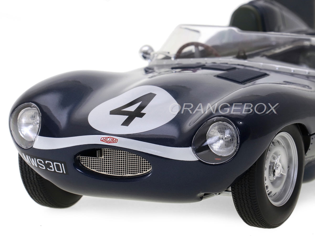 Jaguar D-Type #4 Campeão 24 Horas Le Mans 1956 1:18 CMR - 19 anos