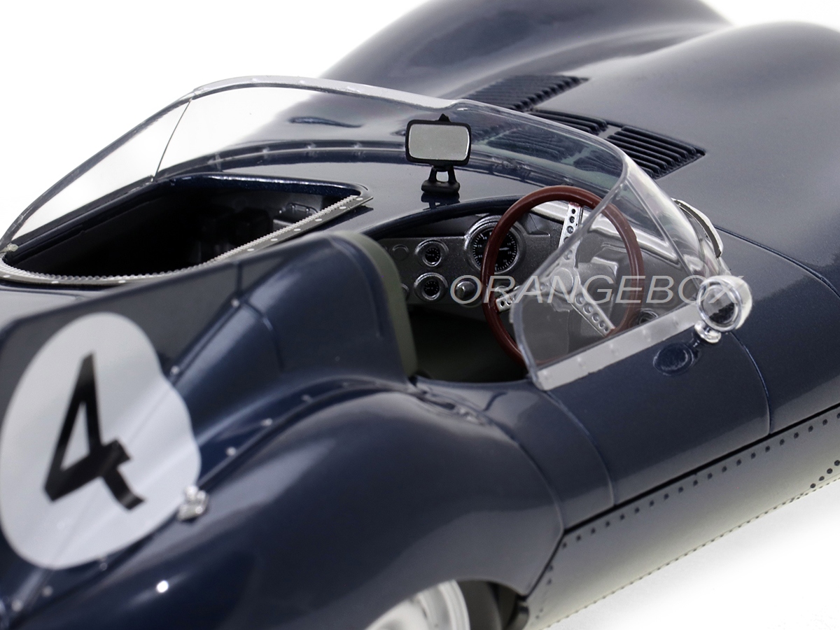 Jaguar D-Type #4 Campeão 24 Horas Le Mans 1956 1:18 CMR - 20 anos