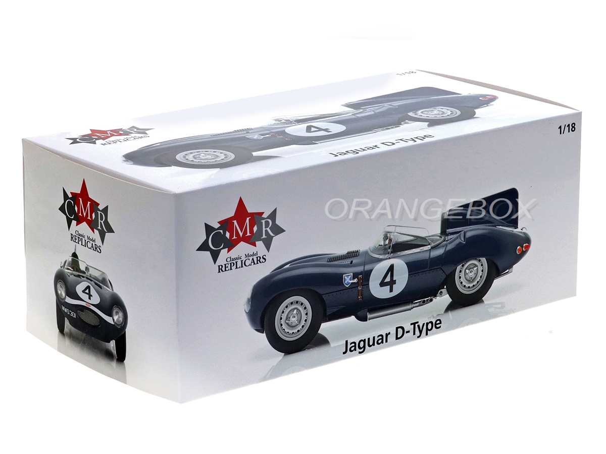 Jaguar D-Type #4 Campeão 24 Horas Le Mans 1956 1:18 CMR - 19 anos