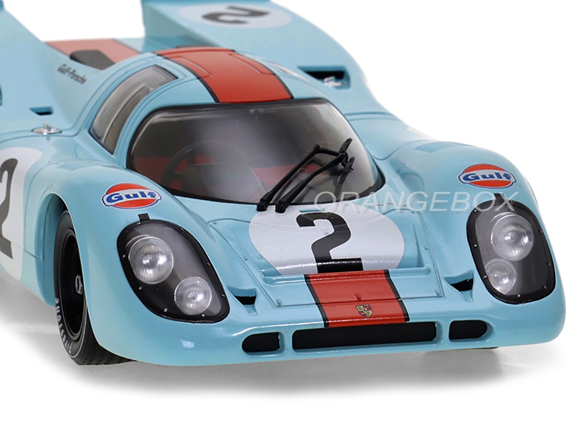 PORSCHE 917K 1970 デイトナ24 1/18 ユニバーサルホビー Porsche 917K #2 Gulf Campeão 24 Horas Daytona 1970 1:18 CMR - 20