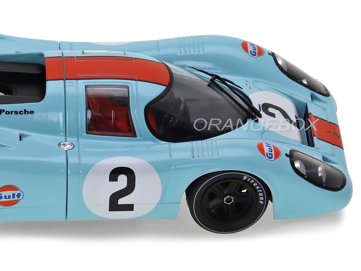 Porsche 917K #2 Gulf Campeão 24 Horas Daytona 1970 1:18 CMR - 20