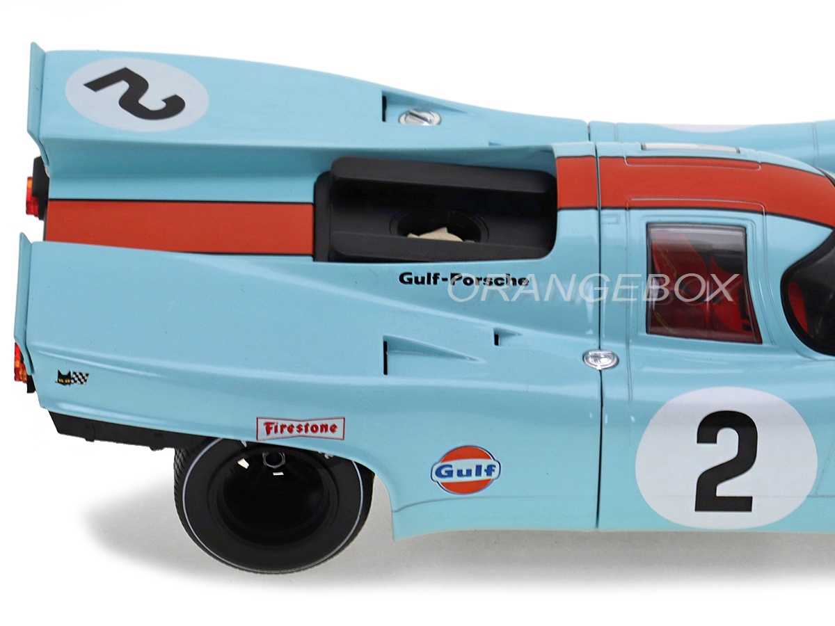 Porsche 917K #2 Gulf Campeão 24 Horas Daytona 1970 1:18 CMR - 20