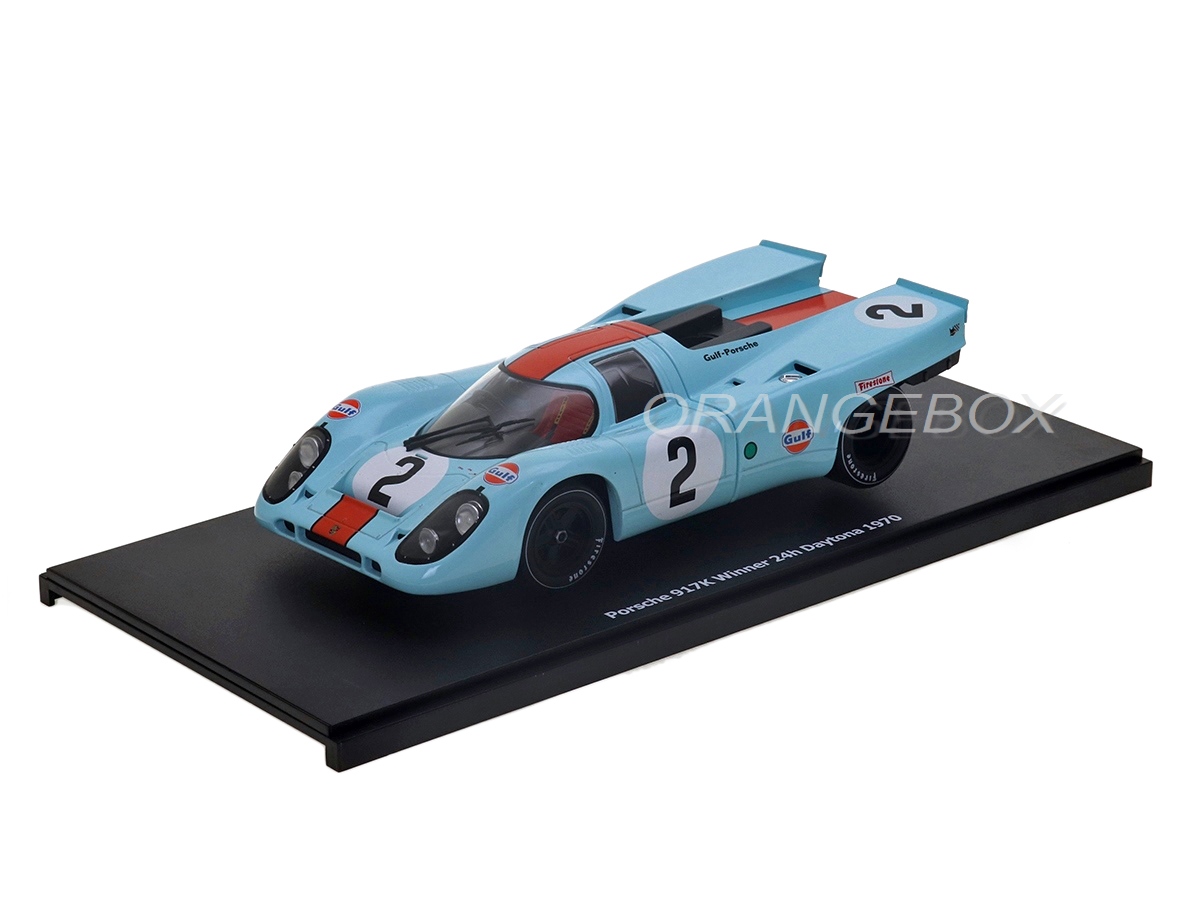 Porsche 917K #2 Gulf Campeão 24 Horas Daytona 1970 1:18 CMR - 20