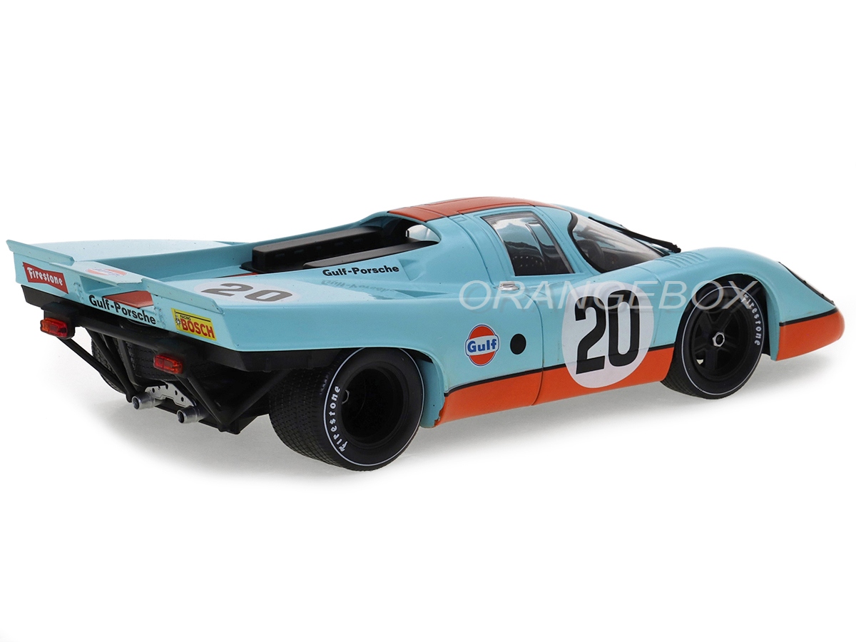 Porsche 917K #20 Gulf 24 Horas Le Mans 1970 1:18 CMR (Filme Steve