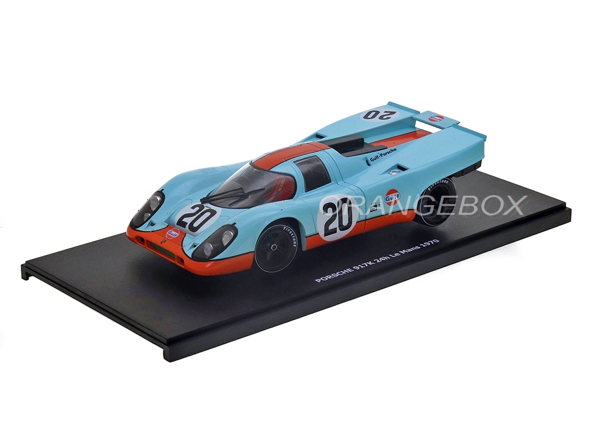 Porsche 917K #20 Gulf 24 Horas Le Mans 1970 1:18 CMR (Filme Steve